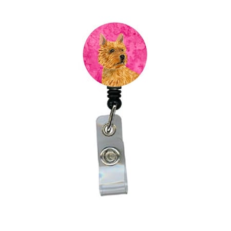 Teachers Aid Norwich Terrier Retractable Badge Reel Or Id Holder With Clip TE234760